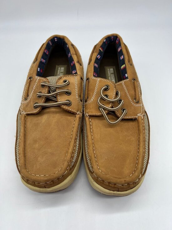 Reel Legends Catamaran Leather Slip-On Men Boat Shoes Size 9.5M main image 5